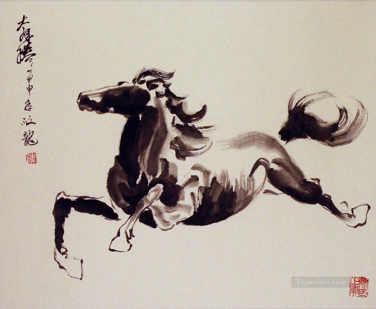 Chinese running horse 2 Oil Paintings
